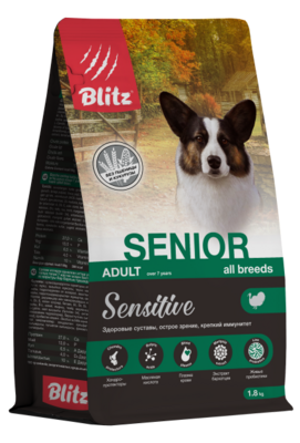 Blitz Adult Dog Senior – сухой корм для пожилых собак всех пород