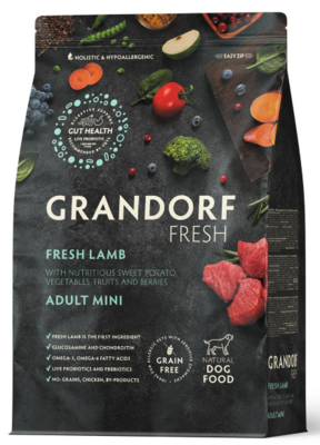 Grandorf Fresh Lamb Adult Dog Mini - сухой корм для взрослых собак мелких пород