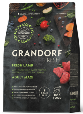 Grandorf Fresh Lamb Adult Dog Maxi - сухой корм для взрослых собак крупных пород