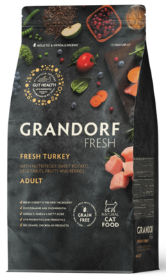 Grandorf Fresh Turkey Adult Cat - сухой корм для взрослых кошек