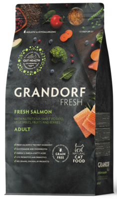 Grandorf Fresh Salmon Adult Cat - сухой корм для взрослых кошек