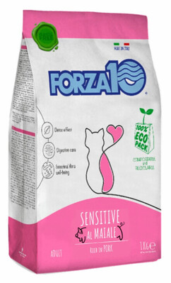 Forza10 Maintenance Sensitive Adult Cat with Pork / Maiale – сухой корм для взрослых кошек всех пород