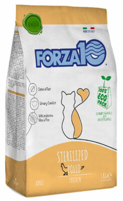 Forza10 Maintenance Sterilized Adult Cat with Chicken / Pollo – сухой корм для взрослых кошек всех пород